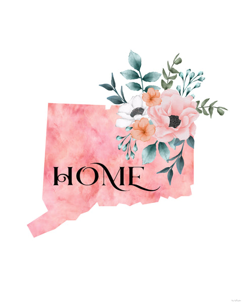 Connecticut Home State printable