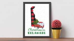 Delaware Christmas printable