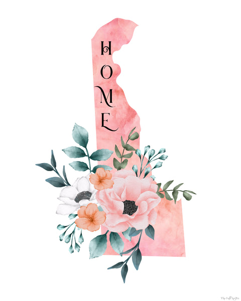 Delaware Home State printable