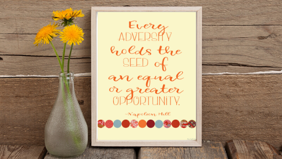 Every Adversity printable