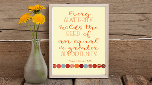 Every Adversity printable