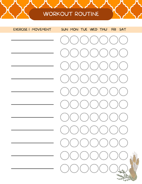 Fall Self-Care Planner [8"x10"]