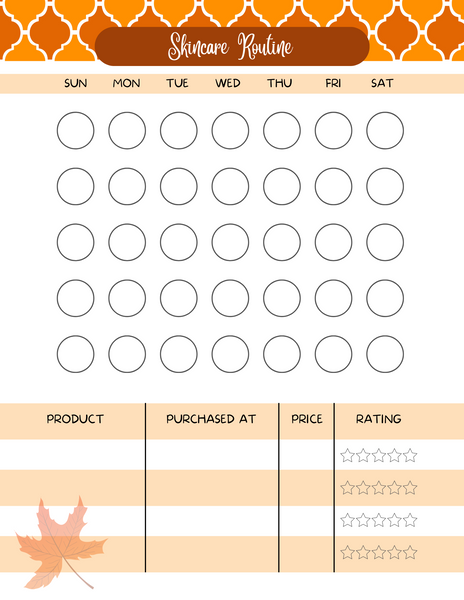 Fall Self-Care Planner [8"x10"]