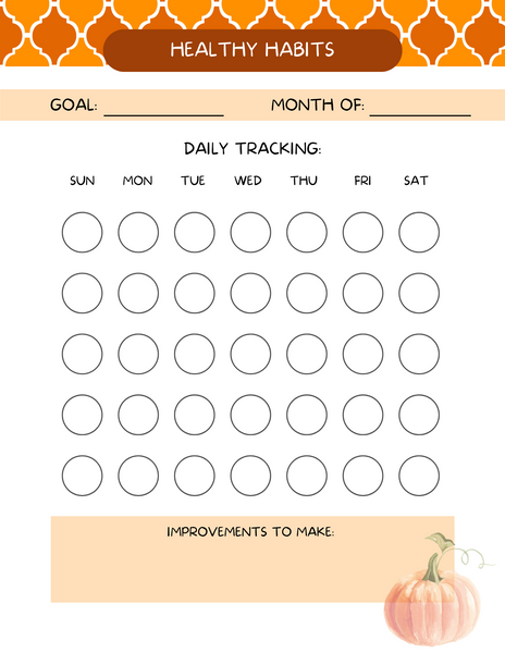 Fall Self-Care Planner [8"x10"]