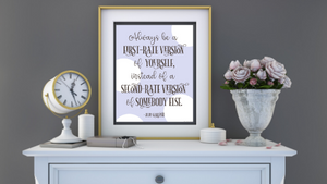 First Rate Version printable