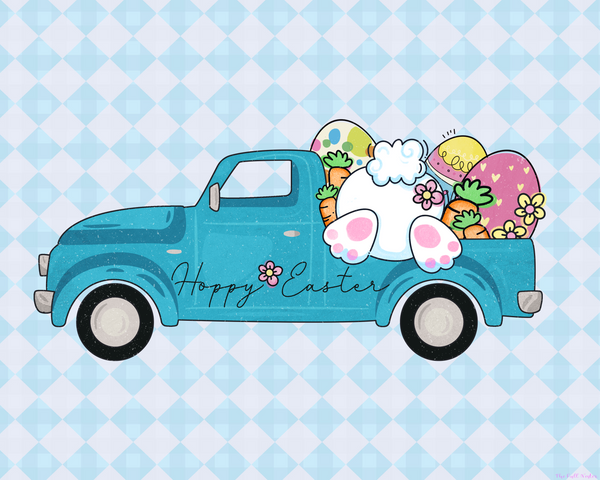Happy Easter Truck printable