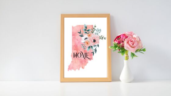 Indiana Home State printable