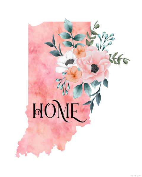 Indiana Home State printable