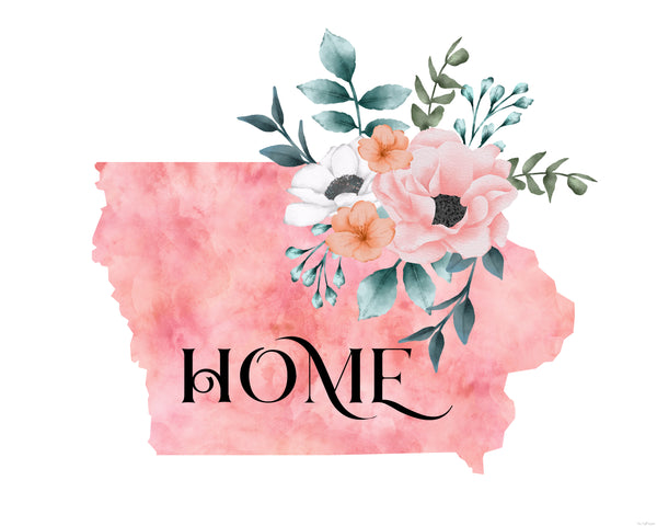 Iowa Home State printable