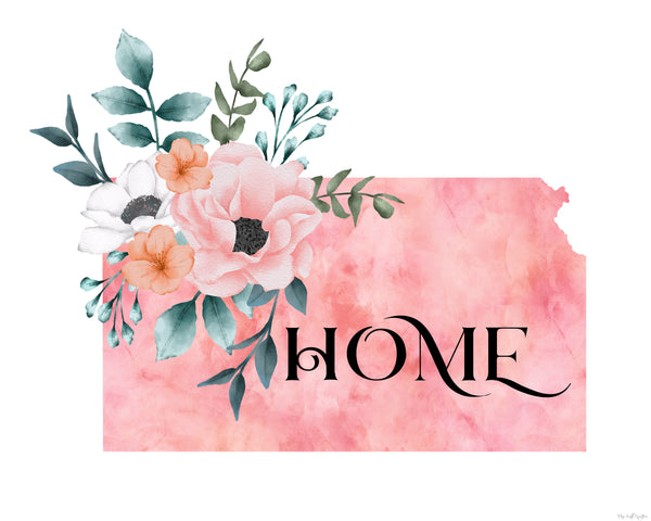 Kansas Home State printable