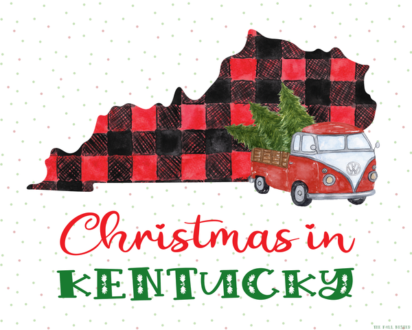 Kentucky Christmas printable