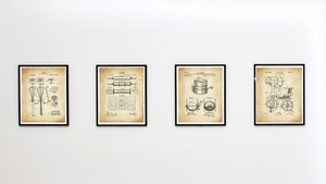 Kitchen Utensil Patent Drawings Set