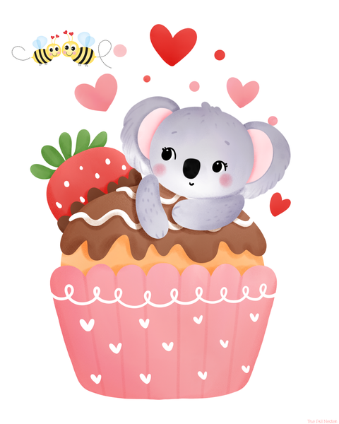 Koala with Bees printable