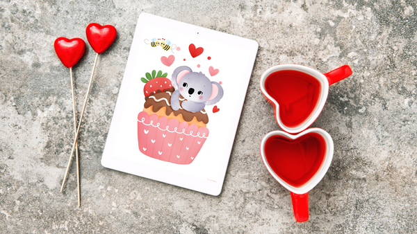 Koala with Bees printable