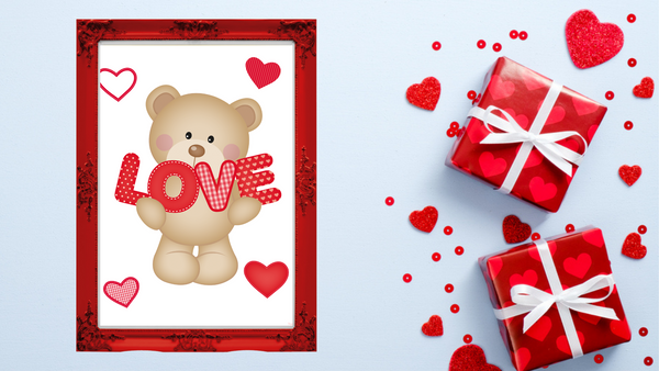 L-O-V-E Bear printable