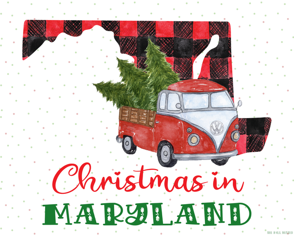Maryland Christmas printable