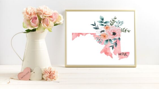 Maryland Home State printable