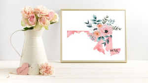 Maryland Home State printable