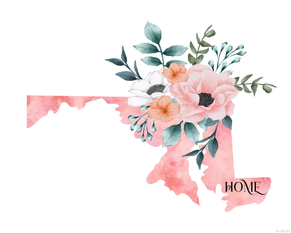 Maryland Home State printable