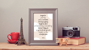 Maybe the Journey Isn't... printable
