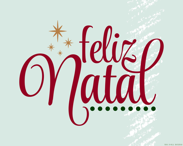 Merry Christmas in Portuguese printable
