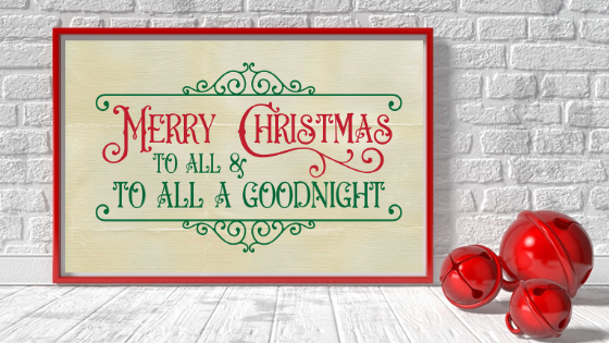 Vintage Merry Christmas printable