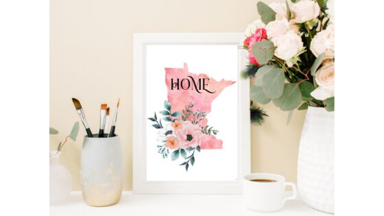 Minnesota Home State printable
