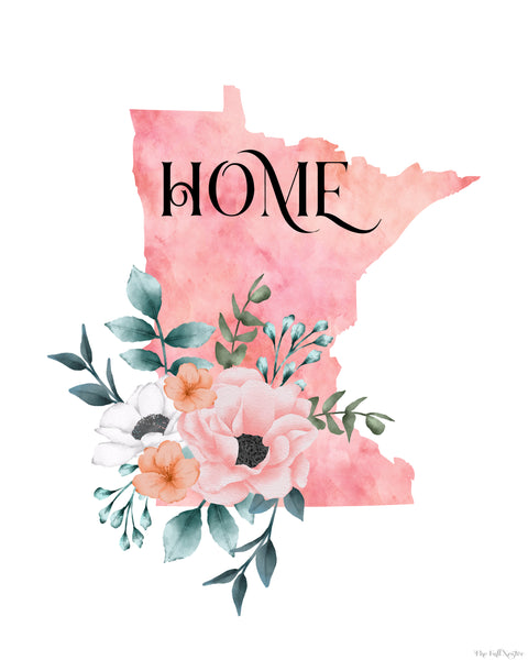 Minnesota Home State printable