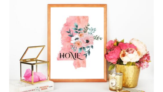 Mississippi Home State printable