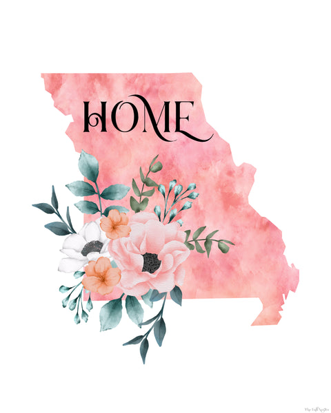 Missouri Home State printable