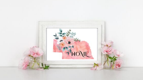 Nebraska Home State printable