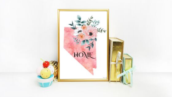 Nevada Home State printable