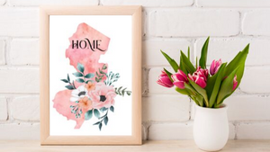 New Jersey Home State printable