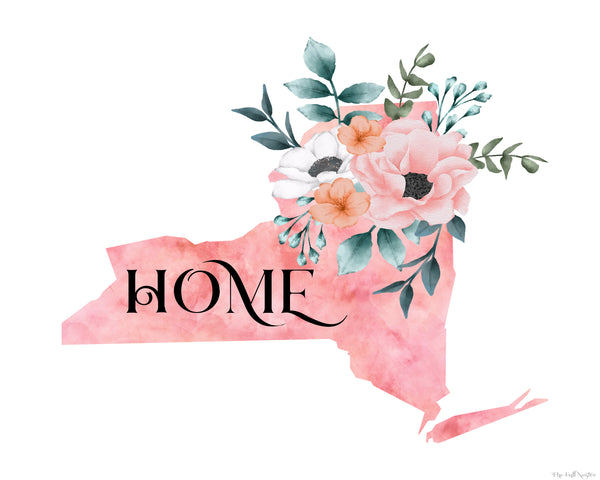New York Home State printable