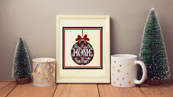 No Place Like Home Ornament printable