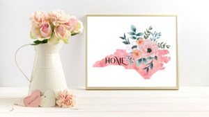 North Carolina Home State printable