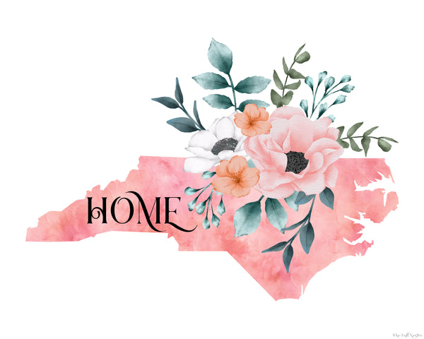 North Carolina Home State printable