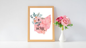 Ohio Home State printable