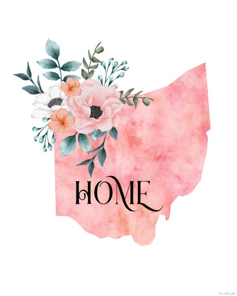 Ohio Home State printable