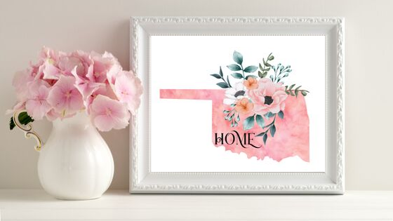 Oklahoma Home State printable