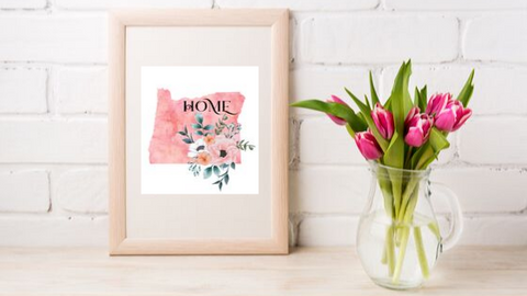 Oregon Home State printable