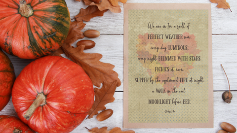Perfect Fall Weather printable