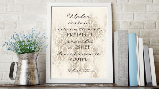 Profanity Provides Relief printable