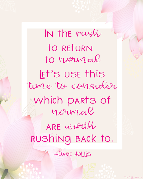 In the Rush to Return printable