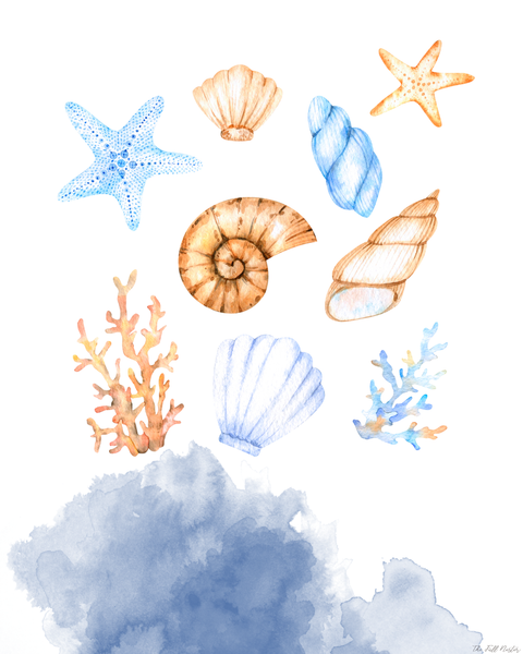 Seashells Nautical Printable