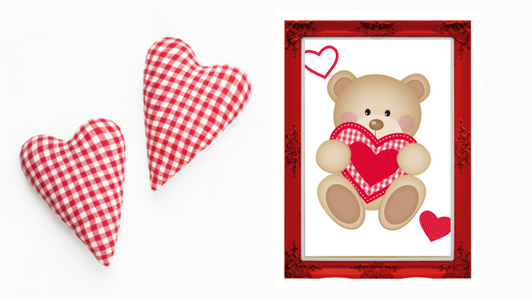 Heart Bear printable