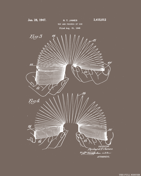 1947 Slinky Patent Drawing