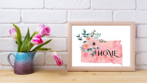 South Dakota Home State printable