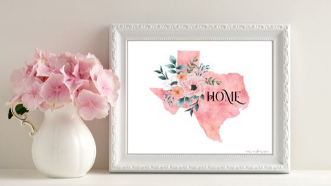 Texas Home State printable