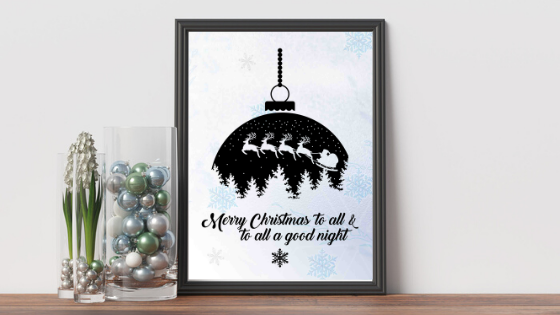 And To All a Good Night printable